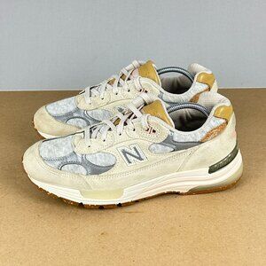 New Balance 992 Raw Silk Cork Athletic Shoes Womens 8 Cream Beige Low Top